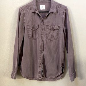 American Eagle boyfriend fit button up